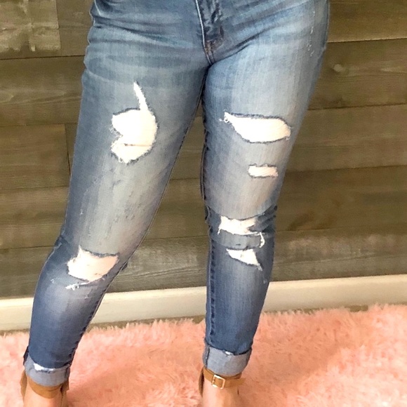 Last 1! Kancan mid rise ankle skinny jeans KC7103M size 5/26 - Picture 10 of 16